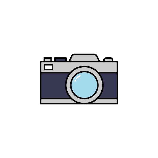 iconos de la cámara de fotos. ilustración de diseño de vector de icono de  cámara fotográfica. señal simple de cámara de fotos. imagen de la cámara de  fotos. 6998431 Vector en Vecteezy