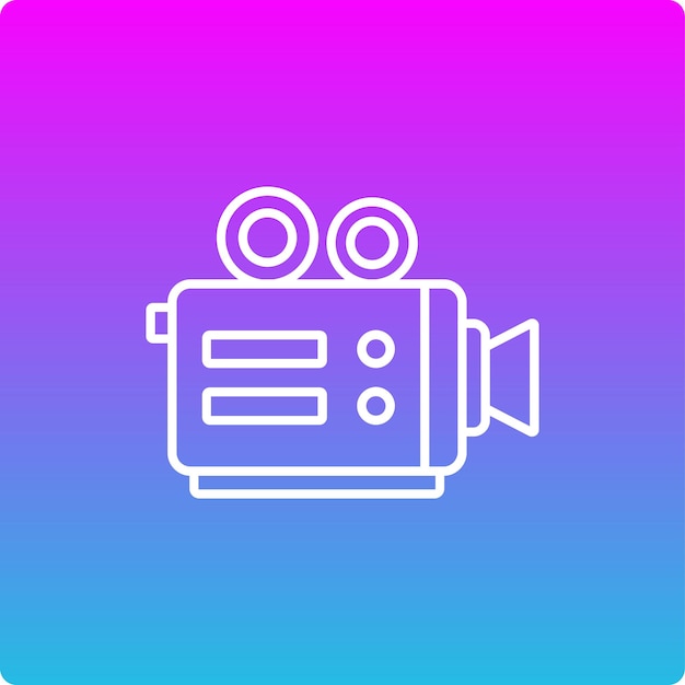 Icono de la cámara de vídeo