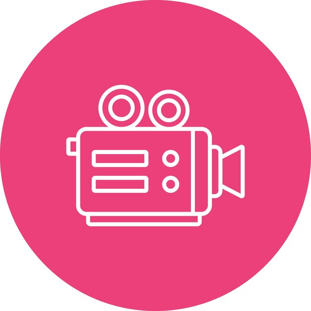 Icono de la cámara de vídeo
