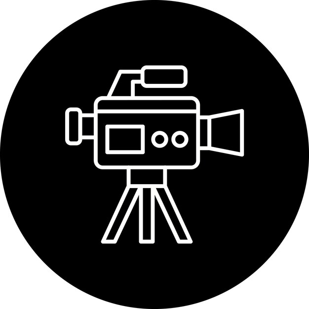 Icono de la cámara de vídeo