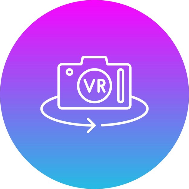 Icono de la cámara Vr