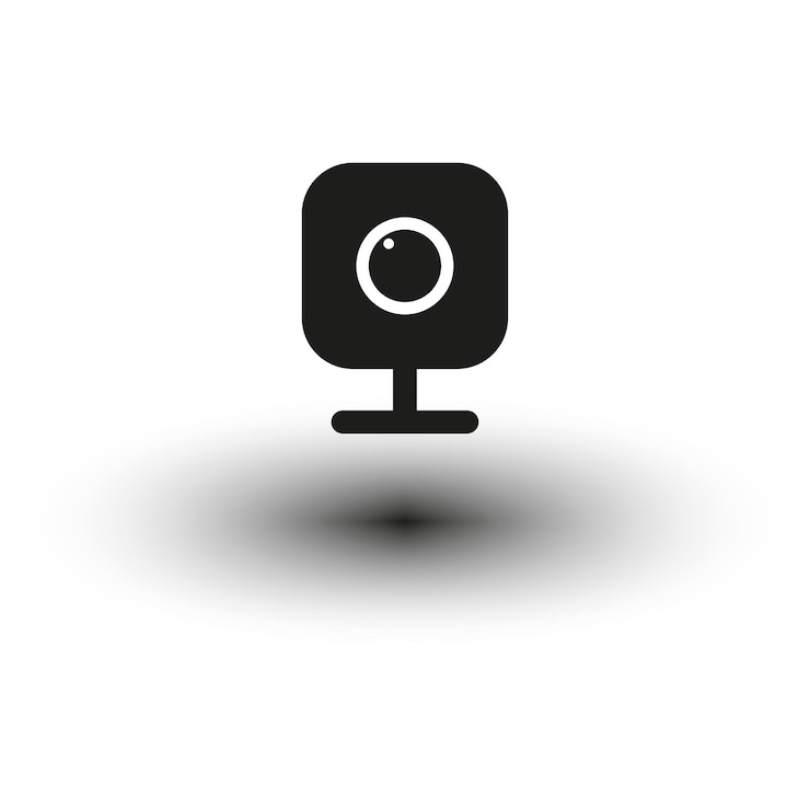 Vector icono de cámara web ilustración vectorial eps 10 imagen de stock