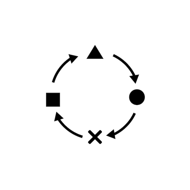 Icono de cambio de adaptación Ilustración vectorial