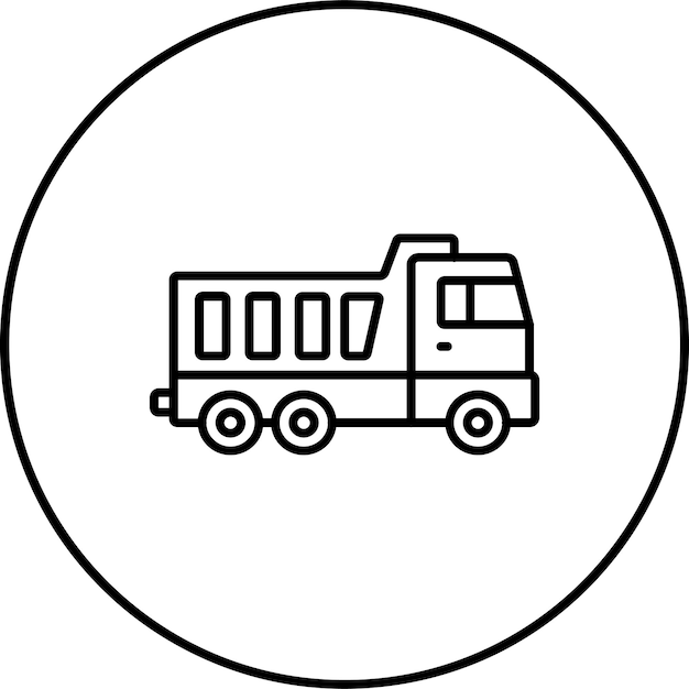 El icono del camión de basura