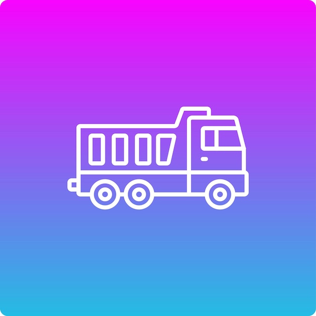 El icono del camión de basura
