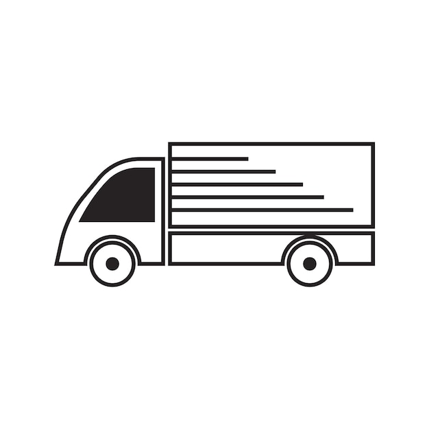 El icono del camión de cajas.