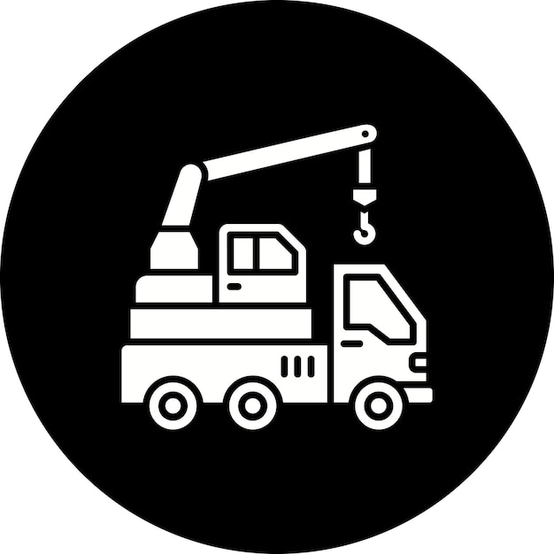 Icono del camión de la grúa