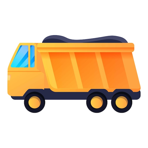 Icono de camión de reparación de carreteras Icono vectorial de camión para diseño web aislado sobre fondo blanco