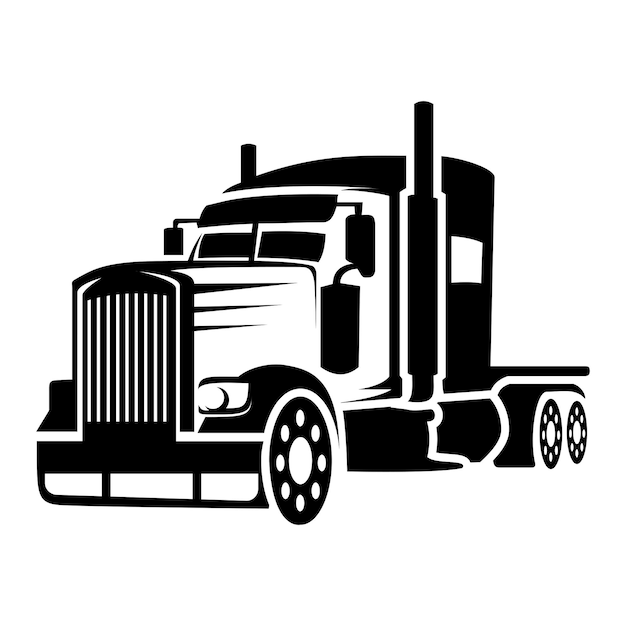 Vector Ícono de camión símbolo de entrega de mercancías ilustración vectorial
