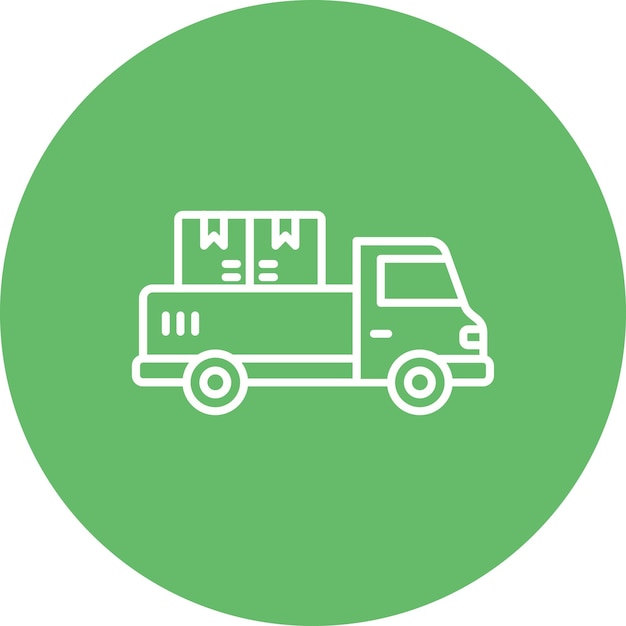 El icono de la camioneta