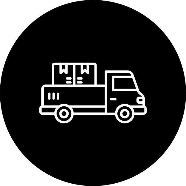 El icono de la camioneta