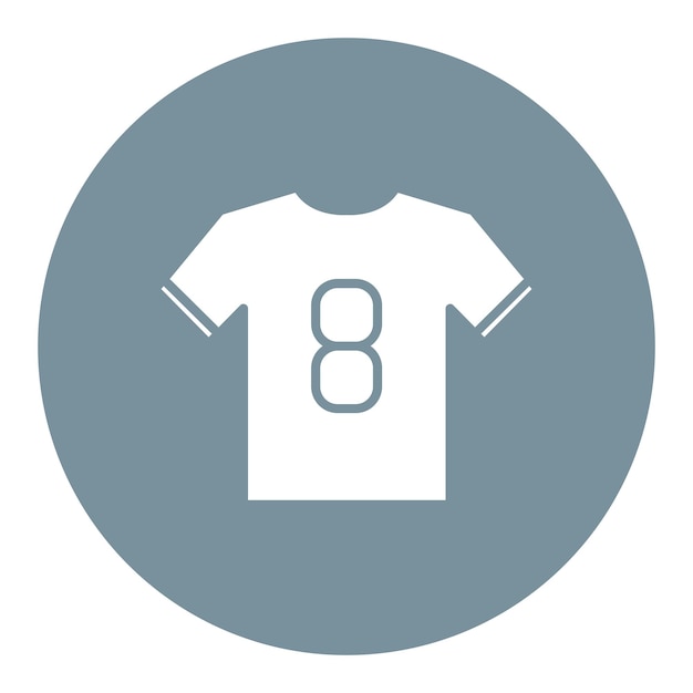 Ícono de la camiseta deportiva
