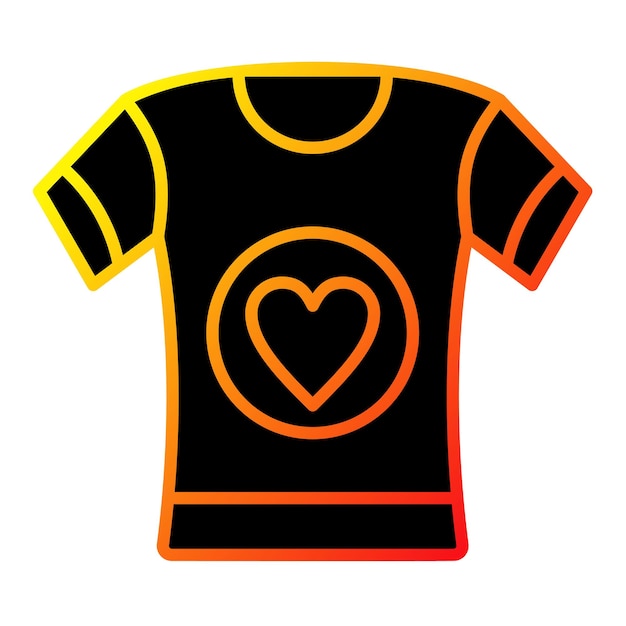 Vector icono de la camiseta