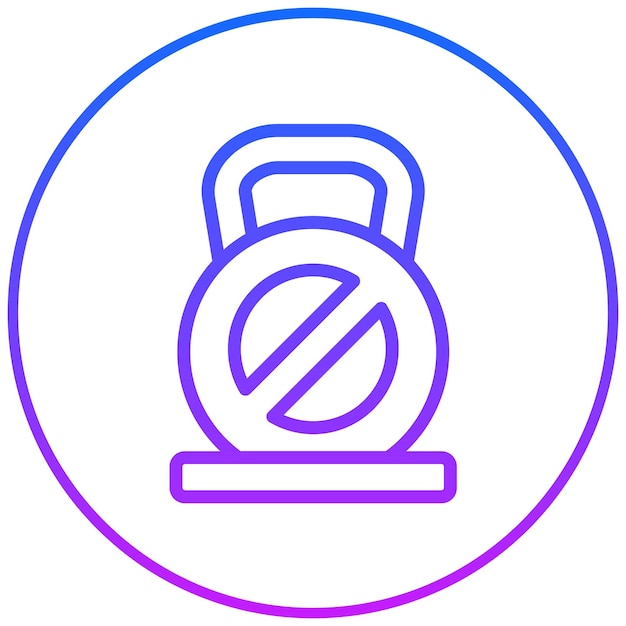 El icono de la campana de agua