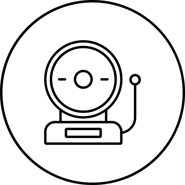 Icono de la campana de anillo
