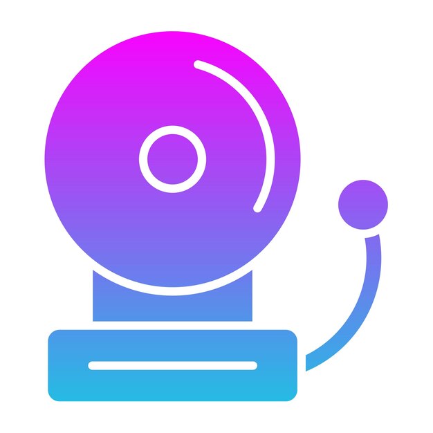 Icono de la campana de la escuela