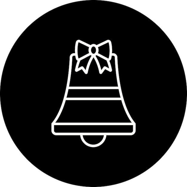 Icono de campana de Navidad