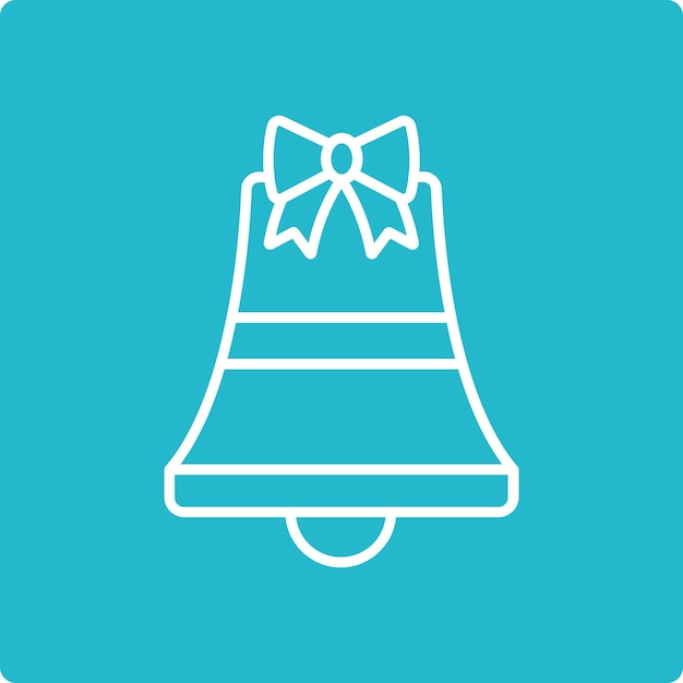 Icono de campana de Navidad