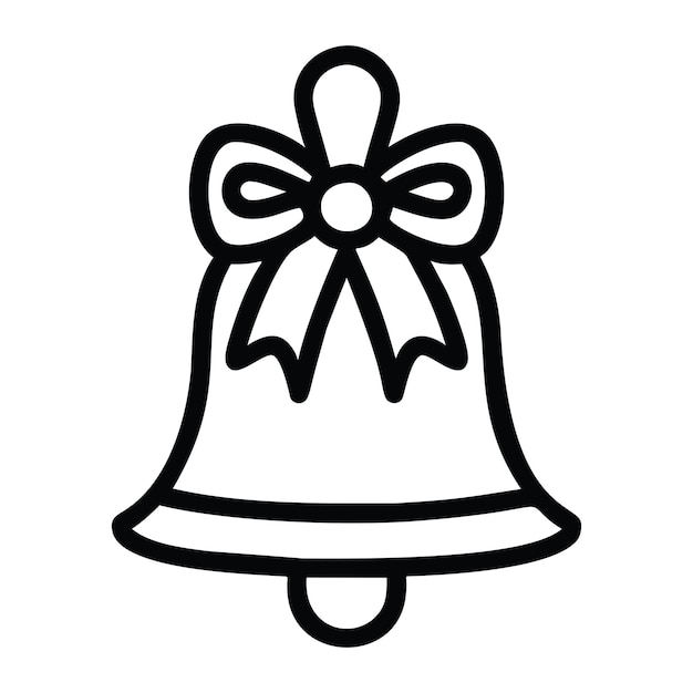 Icono de campana de Navidad