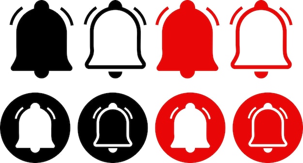 El icono de la campana de notificación se establece El icono del mensaje de notificación