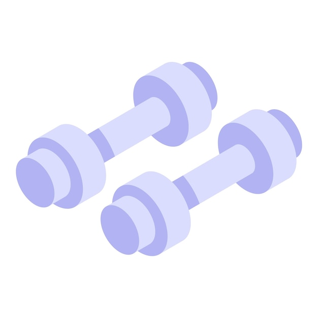 Icono de campana tonta Isométrica del icono de vector de campana tonta para diseño web aislado sobre fondo blanco