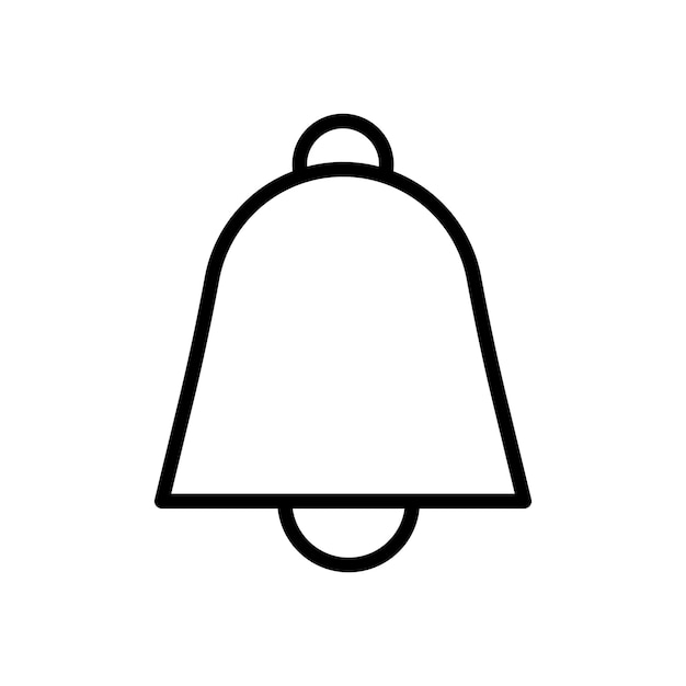 El icono de la campana de vaca
