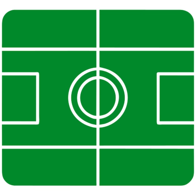 Vector icono del campo de fútbol