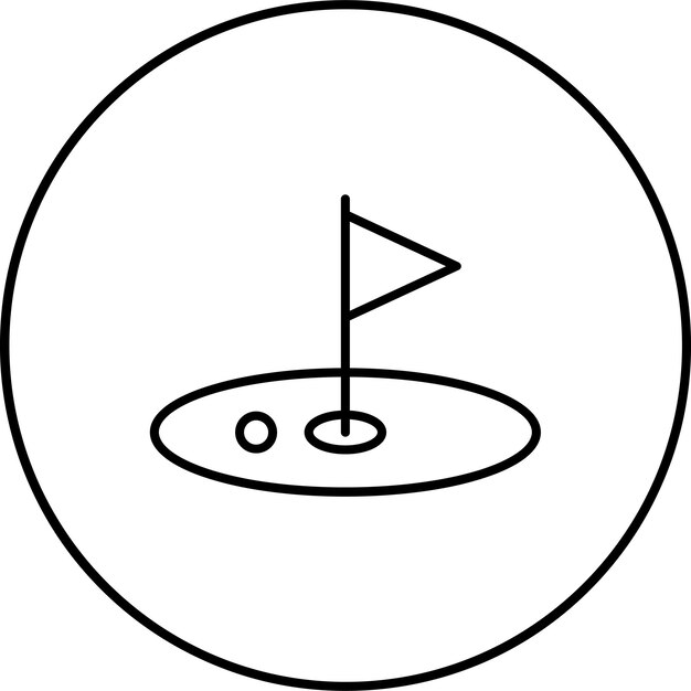 Icono del campo de golf