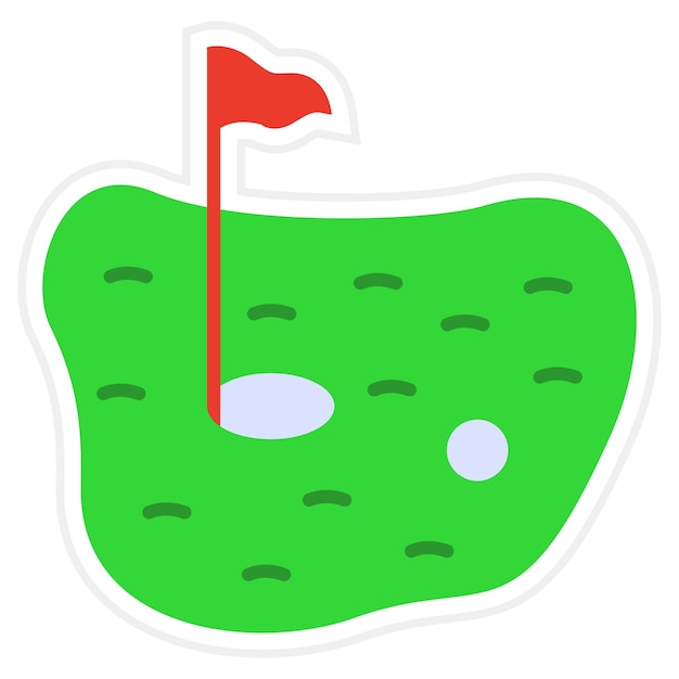 Icono del campo de golf