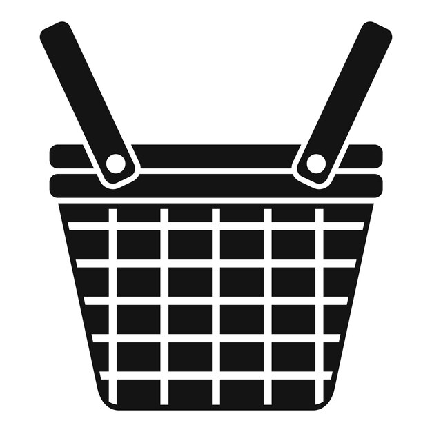 Icono de la canasta de compras vacía que representa las compras minoristas