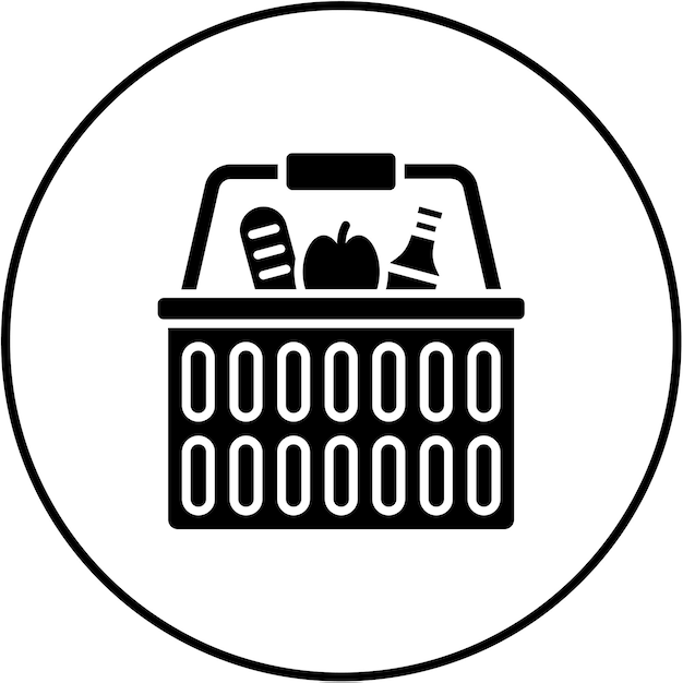 Icono de la canasta de picnic