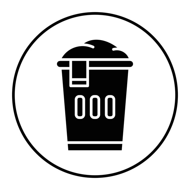 El icono de la canasta de la ropa