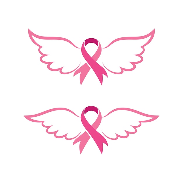 Icono de cáncer de mama de cinta rosa