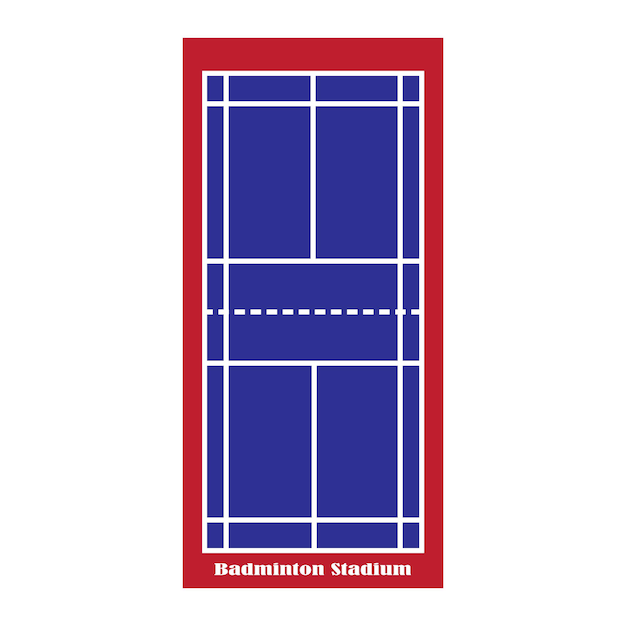 Icono de la cancha de bádminton
