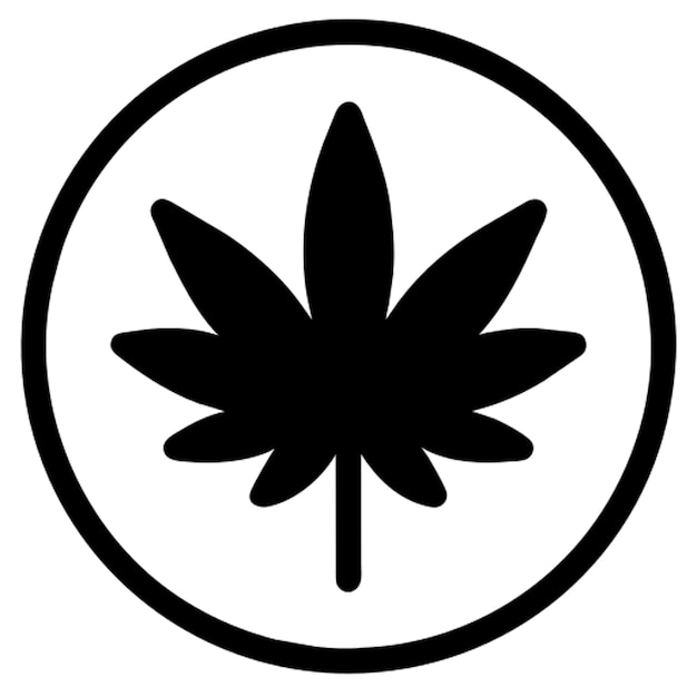 El icono del cannabis