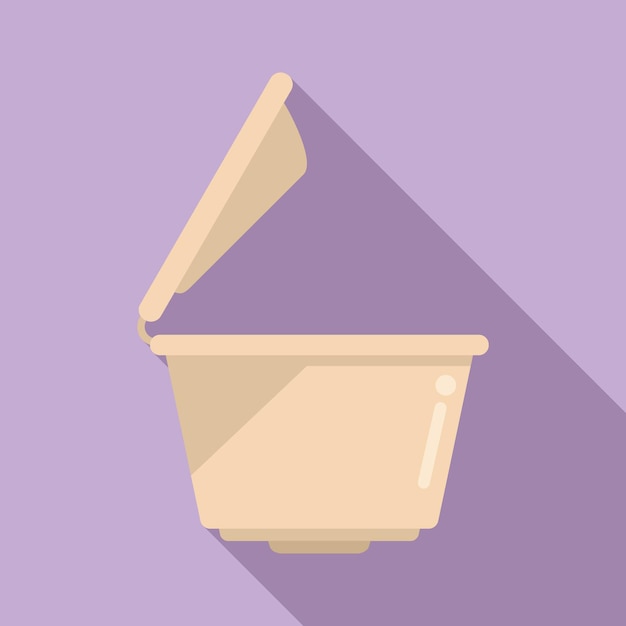 Icono de cápsula de café fuerte vector plano Taza de espresso Aroma de bebida
