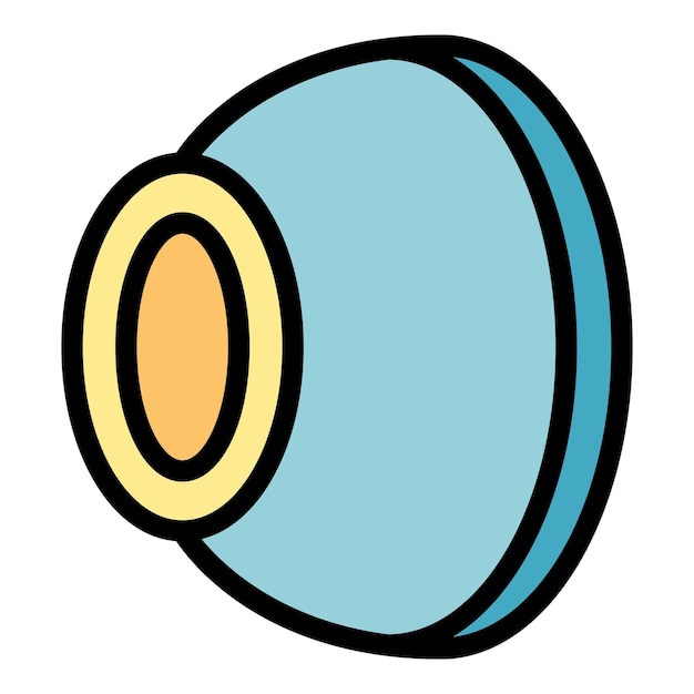 El icono de la cápsula de café natural El contorno del icono vectorial de la Cápsula de Café Natural El color es plano y aislado
