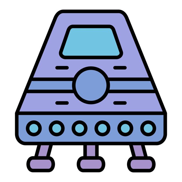 El icono de la cápsula espacial