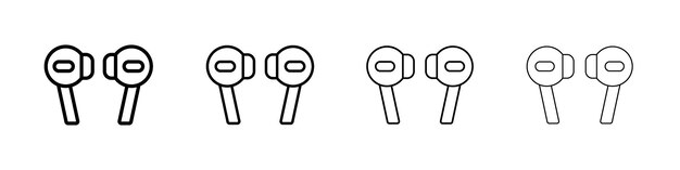 Ícono de las cápsulas aéreas Signo ilustrativo plano