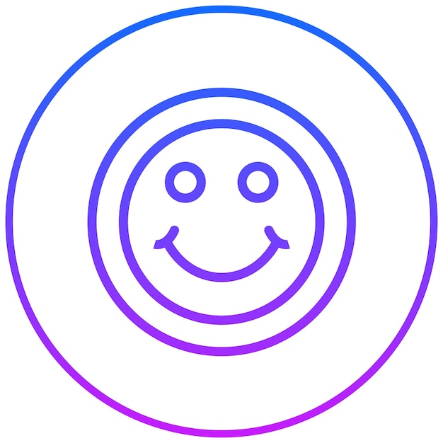 El icono de la cara sonriente
