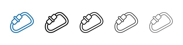 Icono de carabino Logotipo vectorial de contorno para la aplicación web