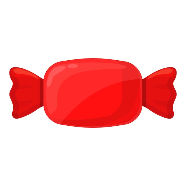 Icono de caramelo de feliz Navidad Caricatura de icono de vector de caramelo de feliz Navidad para diseño web aislado sobre fondo blanco