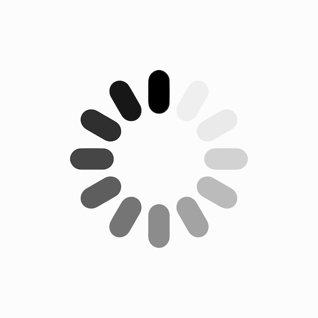 icono de carga amortiguamiento círculo de carga descarga