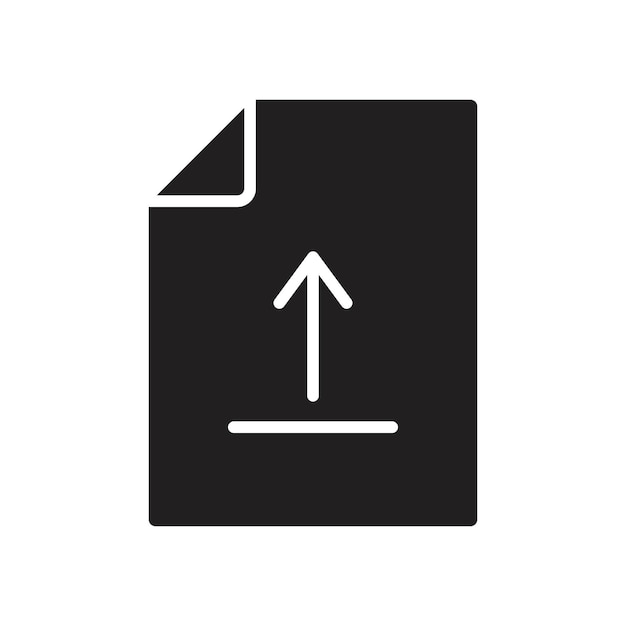 El icono de carga de archivos Line Art El conjunto de logotipos