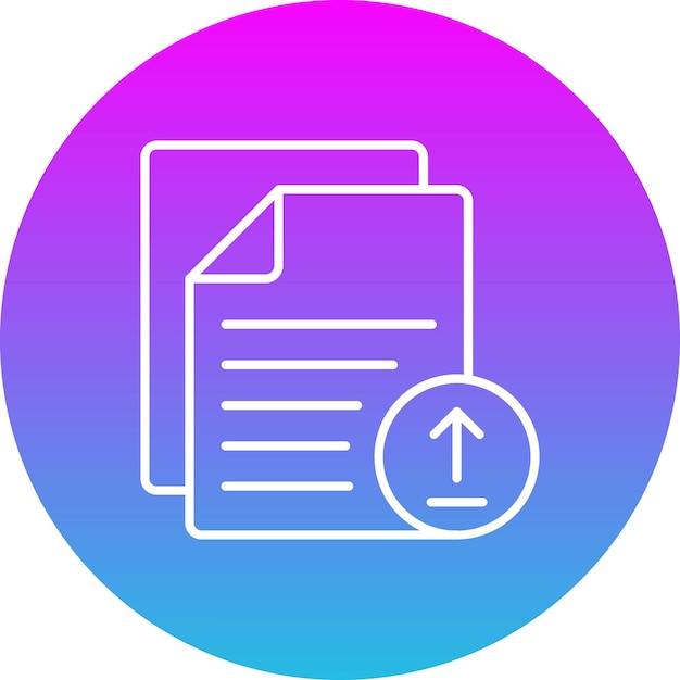 Ícono de carga de archivos