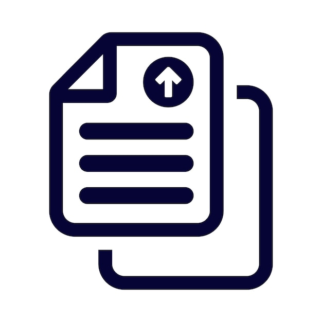 Icono de carga de artículo de informe de artículo de carga