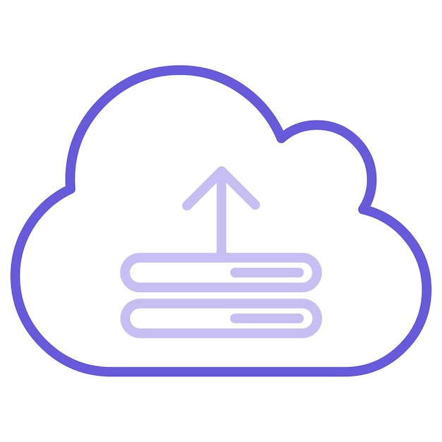 Ícono de carga en la nube