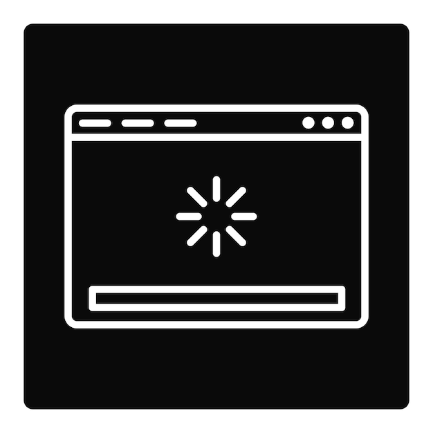 Ícono de carga de la web