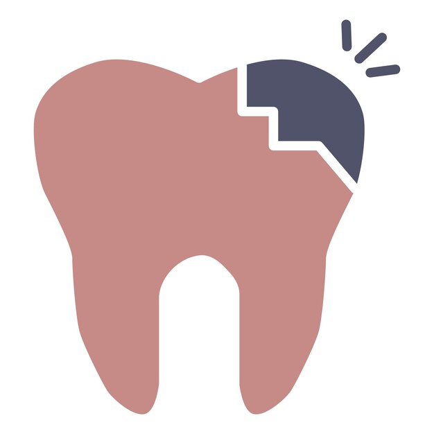 Icono de la caries en los dientes