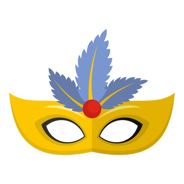 Icono de carnaval Ilustración plana del icono de vector de carnaval para web